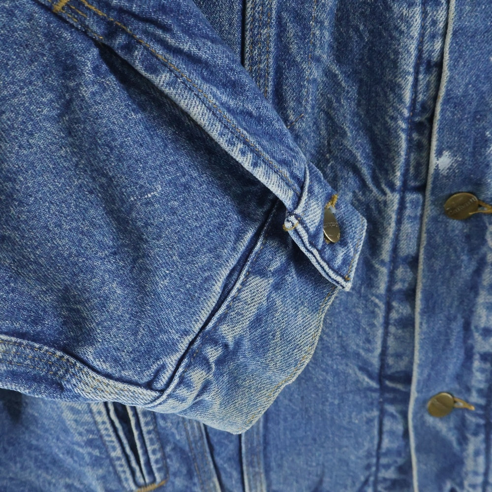 CARHARTT(カーハート) 90S Blanket lined denim tracker jacket ブランケット デニムトラッカージャケット インディゴ