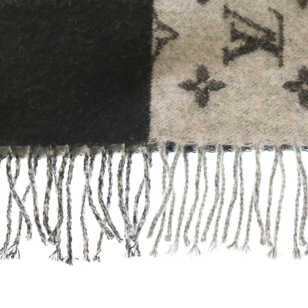 LOUIS VUITTON(ルイヴィトン) モノグラム カシミヤ マフラー グレー