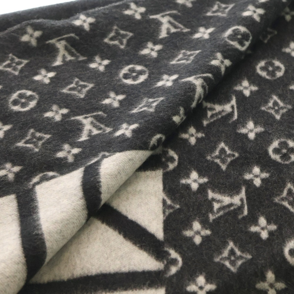 LOUIS VUITTON(ルイヴィトン) モノグラム カシミヤ マフラー グレー
