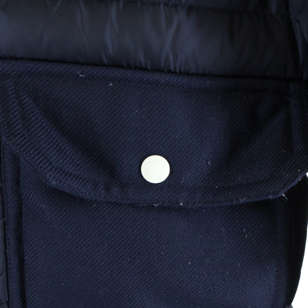 MONCLER(モンクレール) RABELAIS GIUBBOTTO Down Jacket ラブレー ジュボット フード取り外し可能 ダウンジャケット ネイビー B20914184585-53227