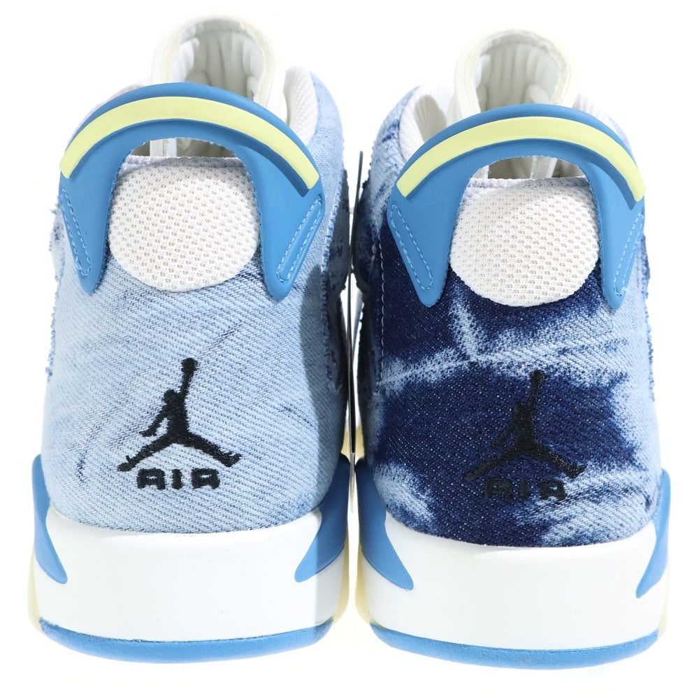 NIKE(ナイキ) AIR JORDAN 6 WASHED DENIM DM9045-100 エアジョーダン6 ウォッシュドデニム ハイカットスニーカー US7/25.0cm