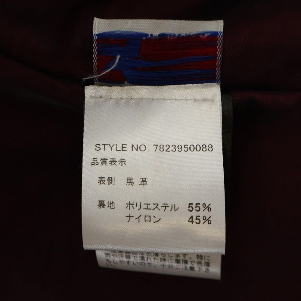 SCHOTT(ショット) 641XXH HORSEHIDE CAFE RACER ホースハイド カフェレーサー シングルライダースジャケット ブラック