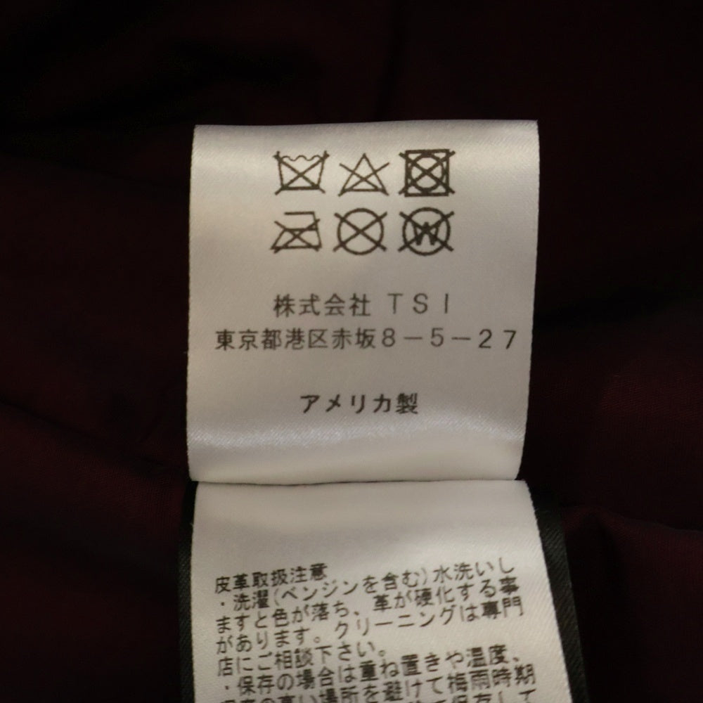 SCHOTT(ショット) 641XXH HORSEHIDE CAFE RACER ホースハイド カフェレーサー シングルライダースジャケット ブラック