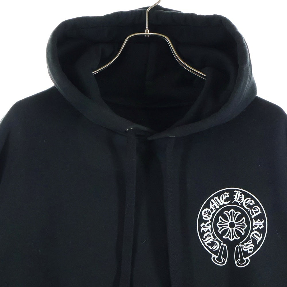 CHROME HEARTS(クロムハーツ) 東京限定 両面プリント ホースシュー プルオーバーパーカー ブラック