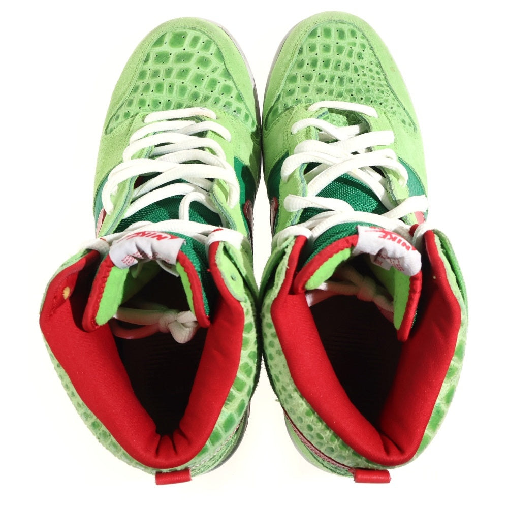 NIKE SB(ナイキエスビー) Dunk High Pro Dr. Feelgood FOREST/VARSITY RED 305050‐362 エスビーダンクハイプロ ドクターフィールグッド グリーン/レッド US11/29.0cm