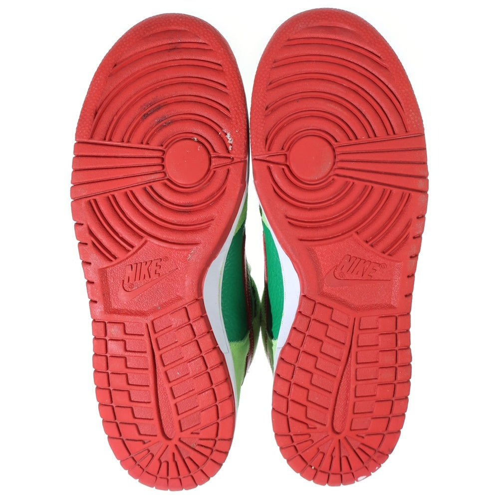 NIKE SB(ナイキエスビー) Dunk High Pro Dr. Feelgood FOREST/VARSITY RED 305050‐362 エスビーダンクハイプロ ドクターフィールグッド グリーン/レッド US11/29.0cm