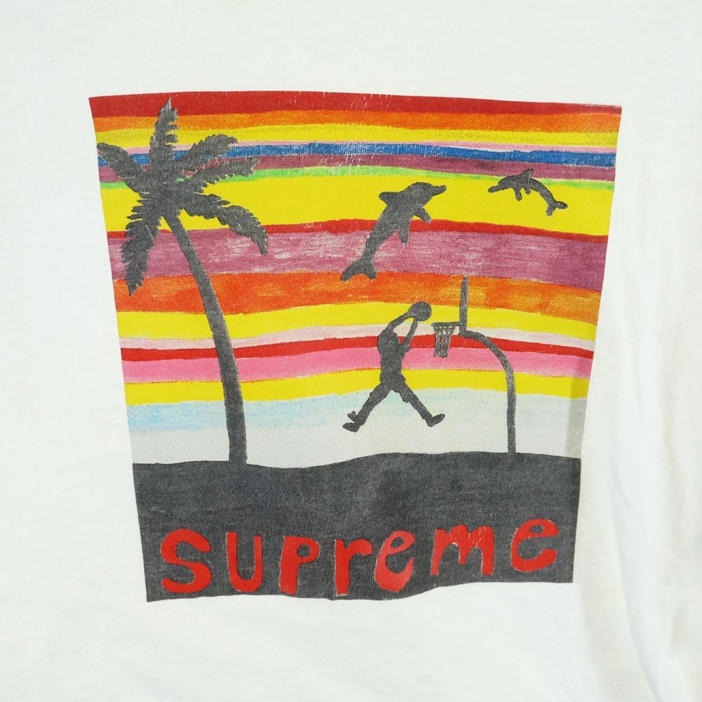 SUPREME(シュプリーム) 21SS Dunk Tee フロントプリント半袖Tシャツ ホワイト