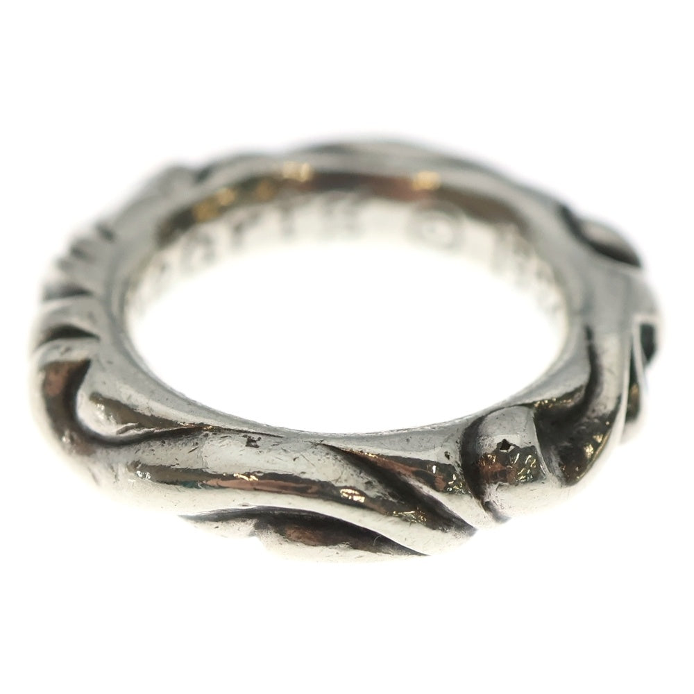 CHROME HEARTS(クロムハーツ) SCRL BAND スクロールバンド リング シルバー BCA351