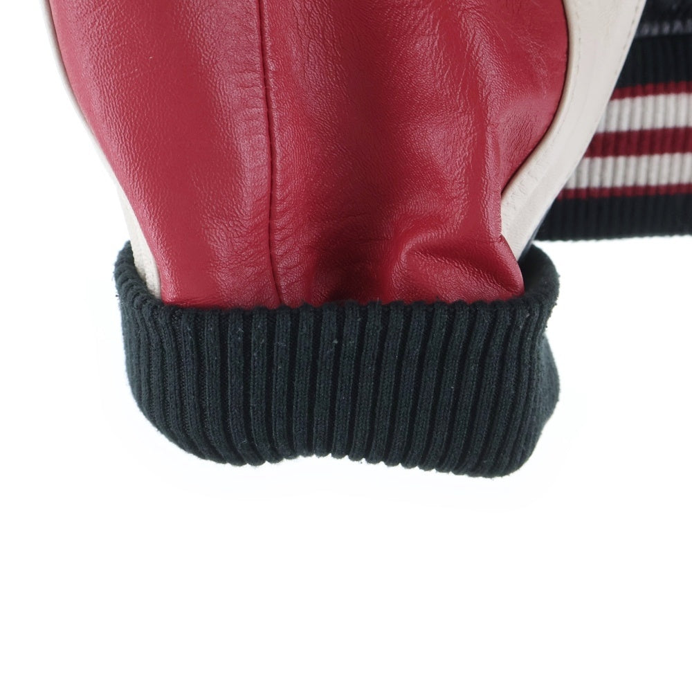 AVIREX(アヴィレックス) VARSITY JACKET RED AXES バーシティジャケット レッドアクシズ レザージャケット 783-5150012 ブラック/レッド