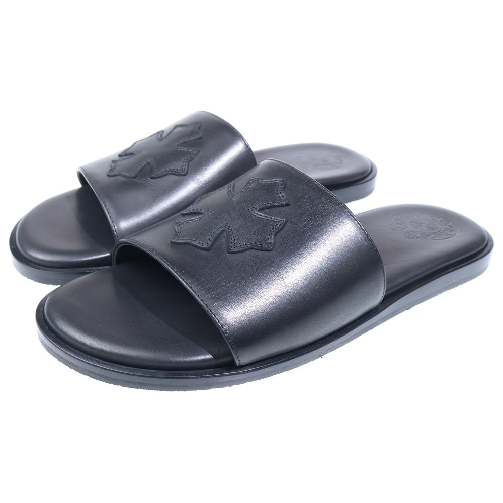 CHROME HEARTS(クロムハーツ) CH SLIDE LEATHER CHプラスパッチレザー サンダル