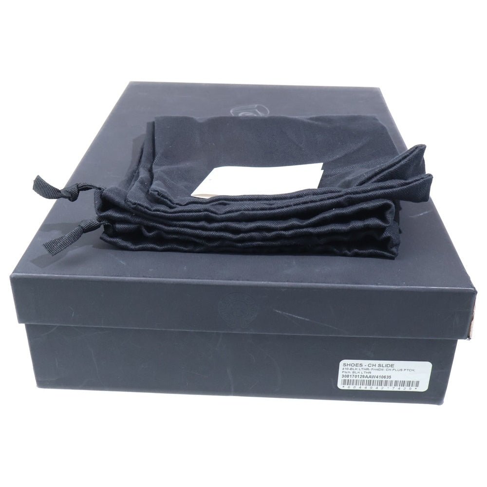 CHROME HEARTS(クロムハーツ) CH SLIDE LEATHER CHプラスパッチレザー サンダル