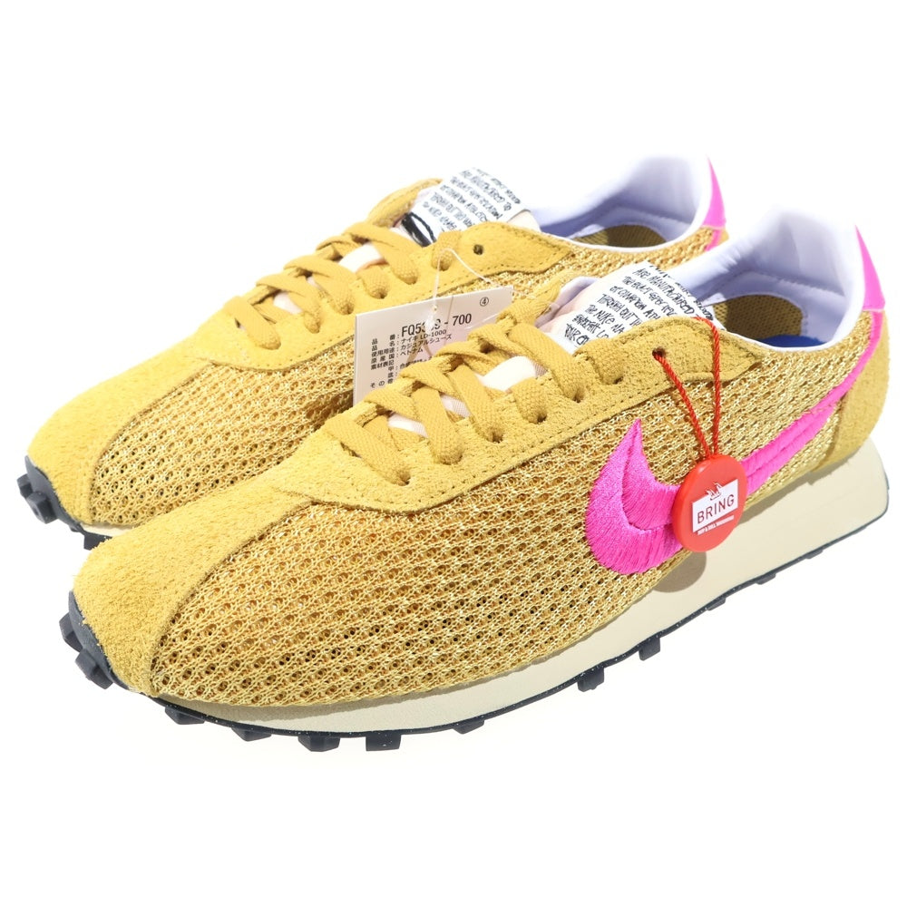 NIKE(ナイキ) ×STUSSY LD-1000 Sanded Gold and Laser Fuchsia ステューシー サンデッドゴールド アンド レーザーフューシャ ローカットスニーカー FQ5369-700