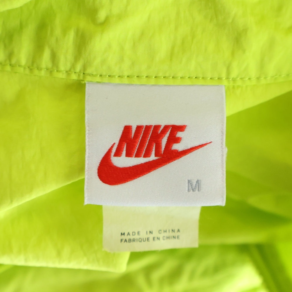 NIKE(ナイキ) ×STUSSY WINDRUNNER JACKET ストゥーシー ハーフジップナイロントラックジャケット イエロー CT4310-308