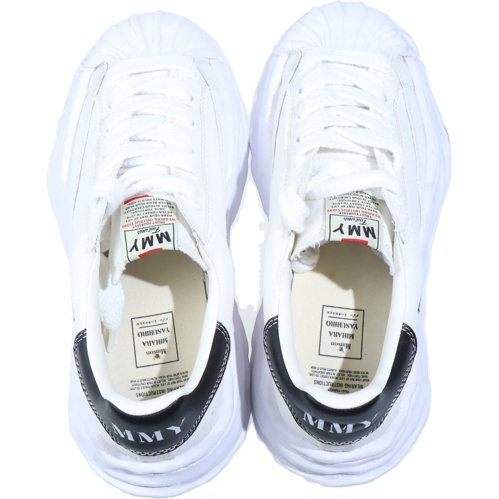 MAISON MIHARAYASUHIRO(メゾンミハラヤスヒロ) BLAKEY OG Sole Canvas Low-top Sneaker ローカットスニーカー ホワイト AO8FW735
