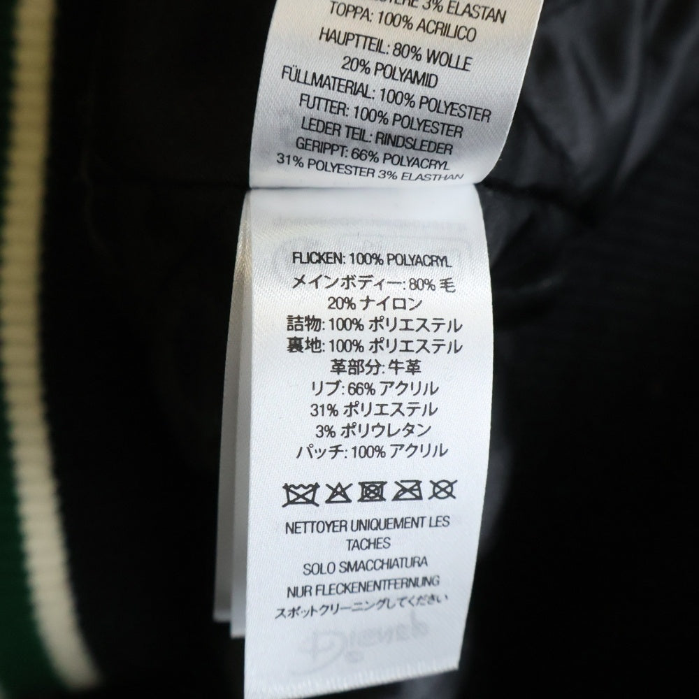 SUPREME(シュプリーム) 25AW × Number (N)ine Mickey Mouse Varsity Jacket ナンバーナイン ミッキーマウス パッチ バーシティジャケット ブルゾン ブラック