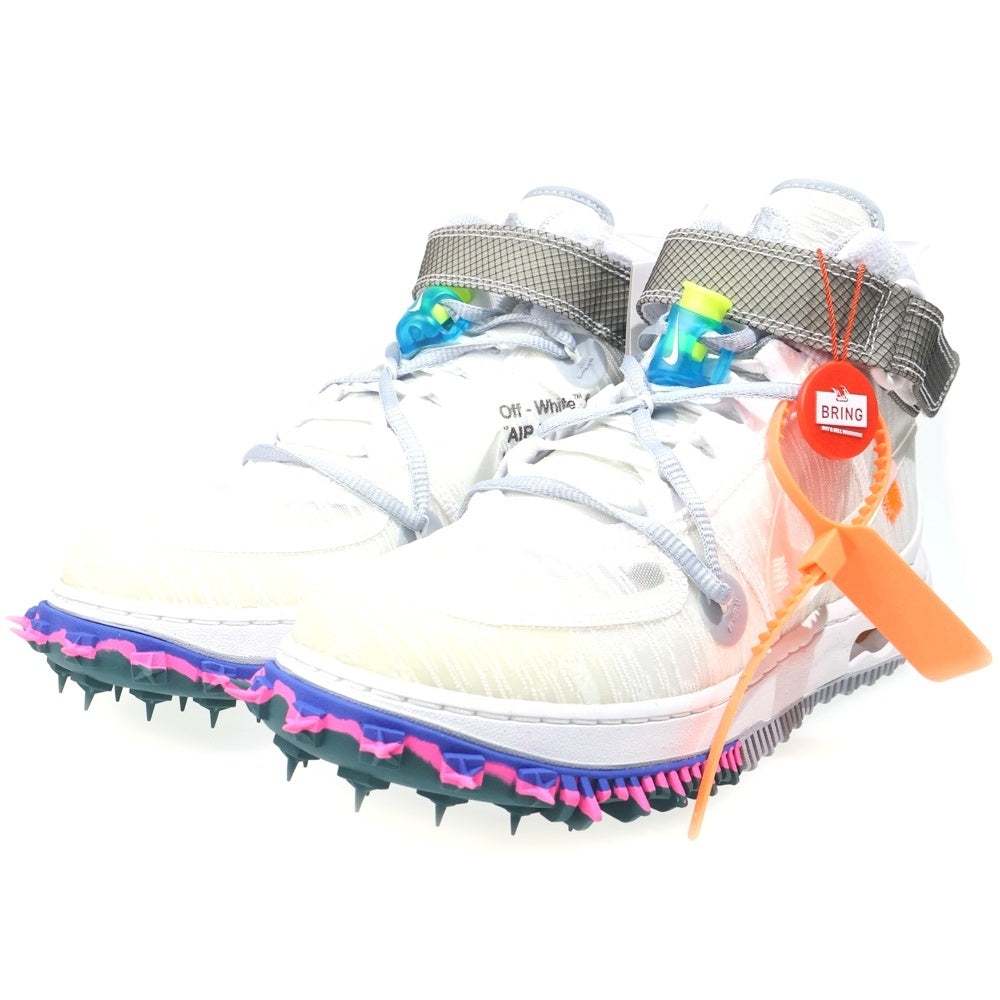 NIKE(ナイキ) ×OFF-WHITE AIR FORCE 1 MID DO06290-100 オフホワイト エアフォースワン ミッドカットスニーカー ホワイト US8/26.0cm