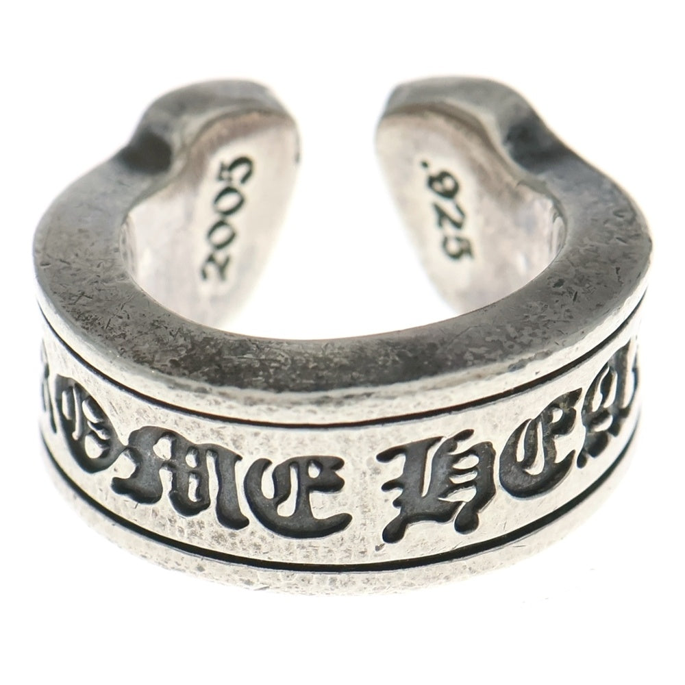 CHROME HEARTS(クロムハーツ) LG SCROLL LABEL ラージスクロールラベル リング シルバーBCA383