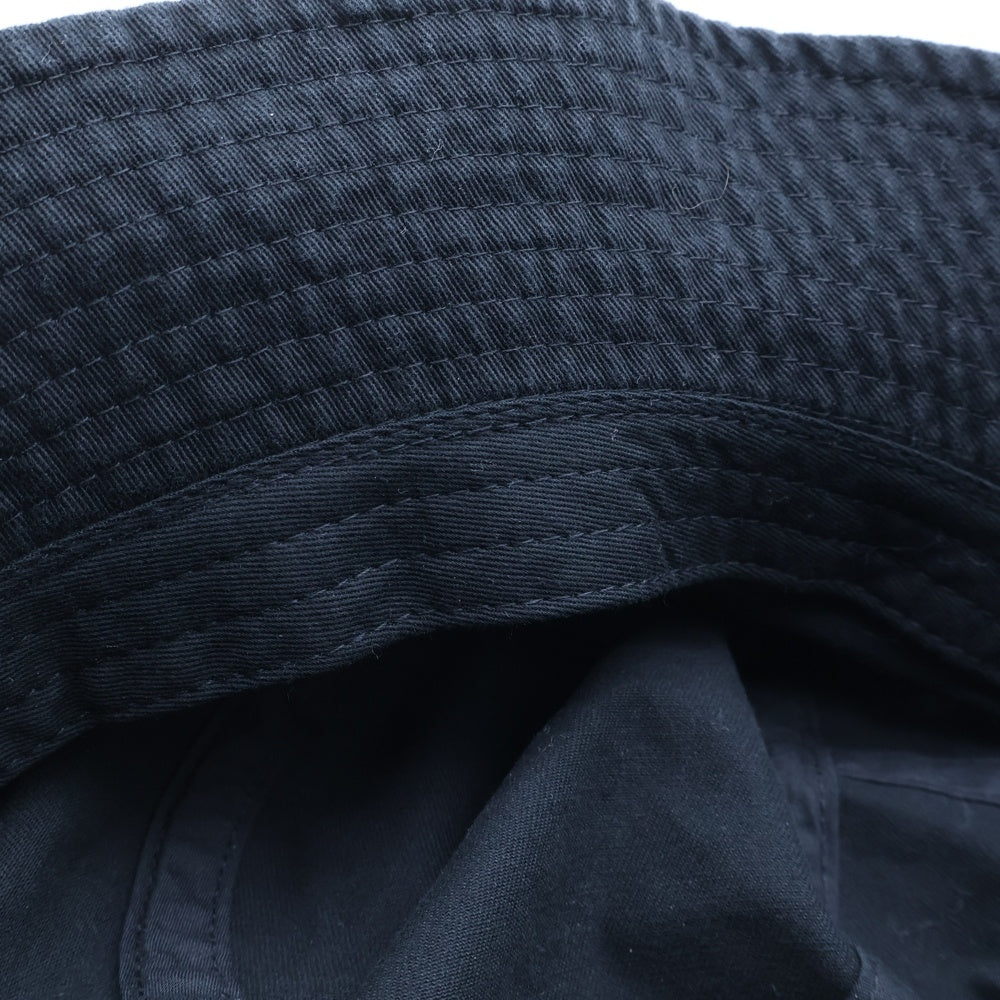 R13(アールサーティーン) ロゴ エンブロイダリー バケットハット 帽子 ブラック R13AW014-A001