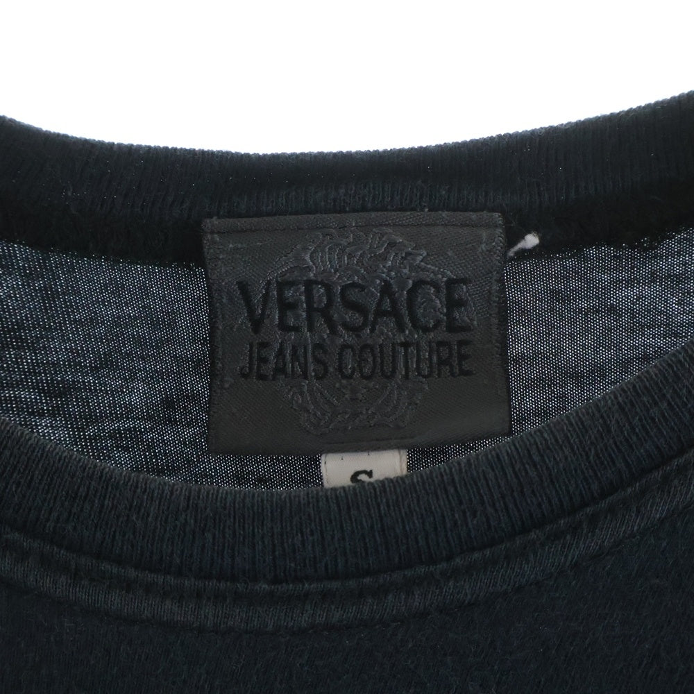 VERSACE(ヴェルサーチ) 90s Bruce Weber ブルースウェーバー プリント半袖Tシャツ ブラック