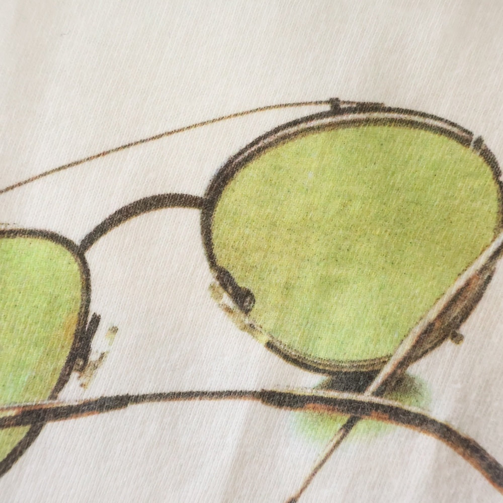 Calvin Klein(カルバンクライン) 90s eyewear アイウェアプリント半袖Tシャツ ホワイト