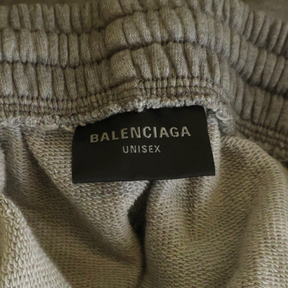 BALENCIAGA(バレンシアガ) 23AW PATCHED SWEAT PANT スウェット切り替えオーバーデニムパンツ 745264 TNW01 グレー/インディゴ