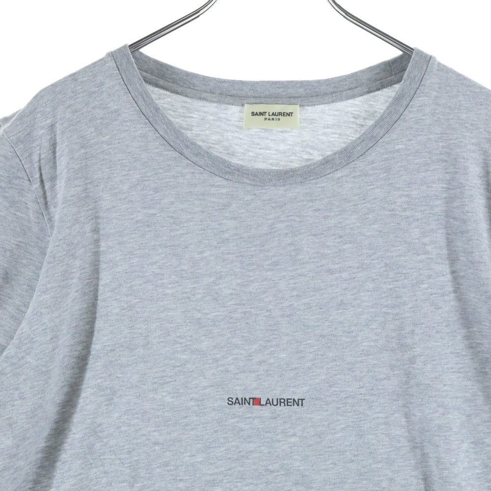 SAINT LAURENT PARIS(サンローランパリ) 19SS ロゴ 半袖Tシャツ カットソー ブラック 464572 YB2DQ