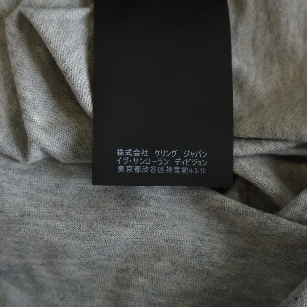 SAINT LAURENT PARIS(サンローランパリ) 19SS ロゴ 半袖Tシャツ カットソー ブラック 464572 YB2DQ