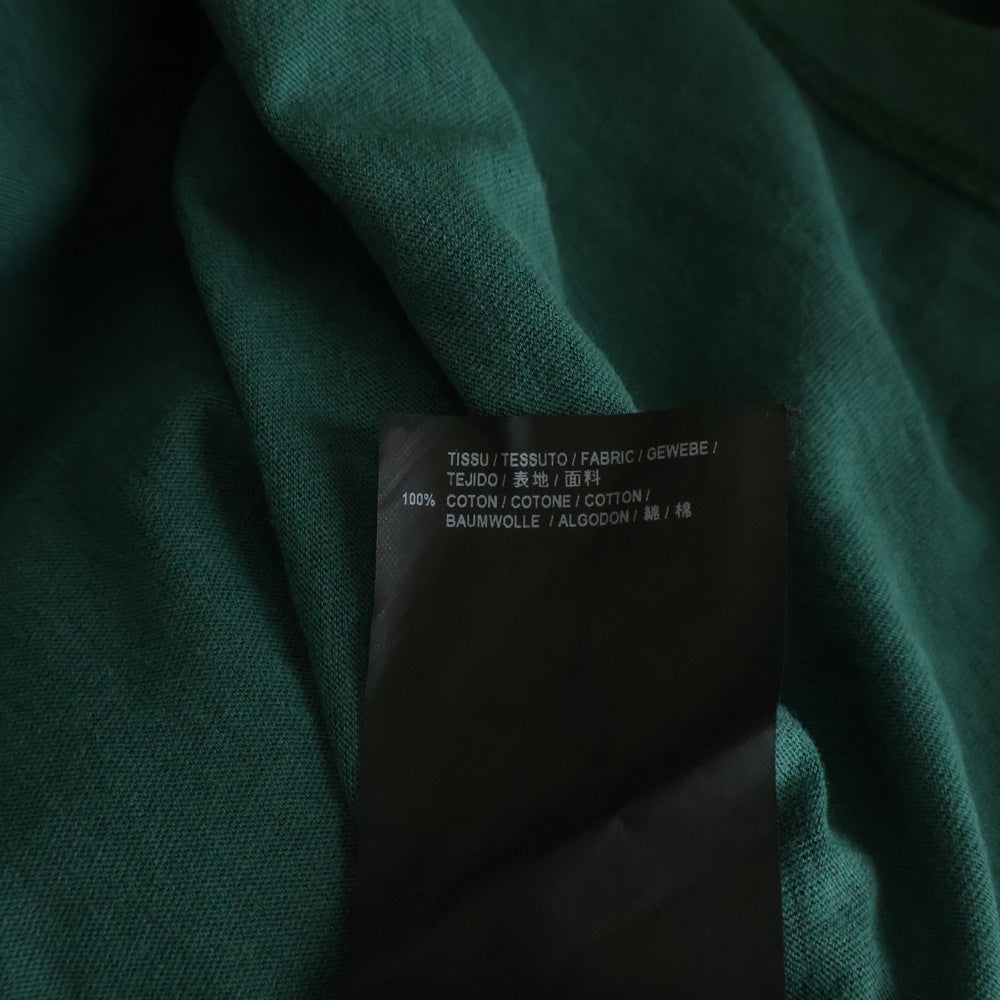 SAINT LAURENT PARIS(サンローランパリ) 18SS ユニバーシティプリント 半袖Tシャツカットソー グリーン 466895 YB1EH