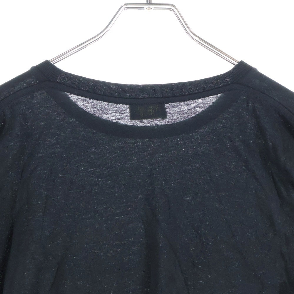 SAINT LAURENT PARIS(サンローランパリ) 21SS イラストプリント 半袖Tシャツカットソー ブラック 631800 YBVS2