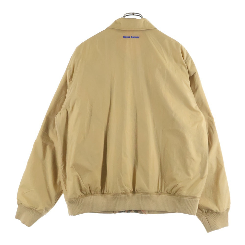 Wales Bonner(ウェールズ ボナー) 24SS ×ADIDAS アディダス リバーシブル ハリスジャケット ベージュ IW3601