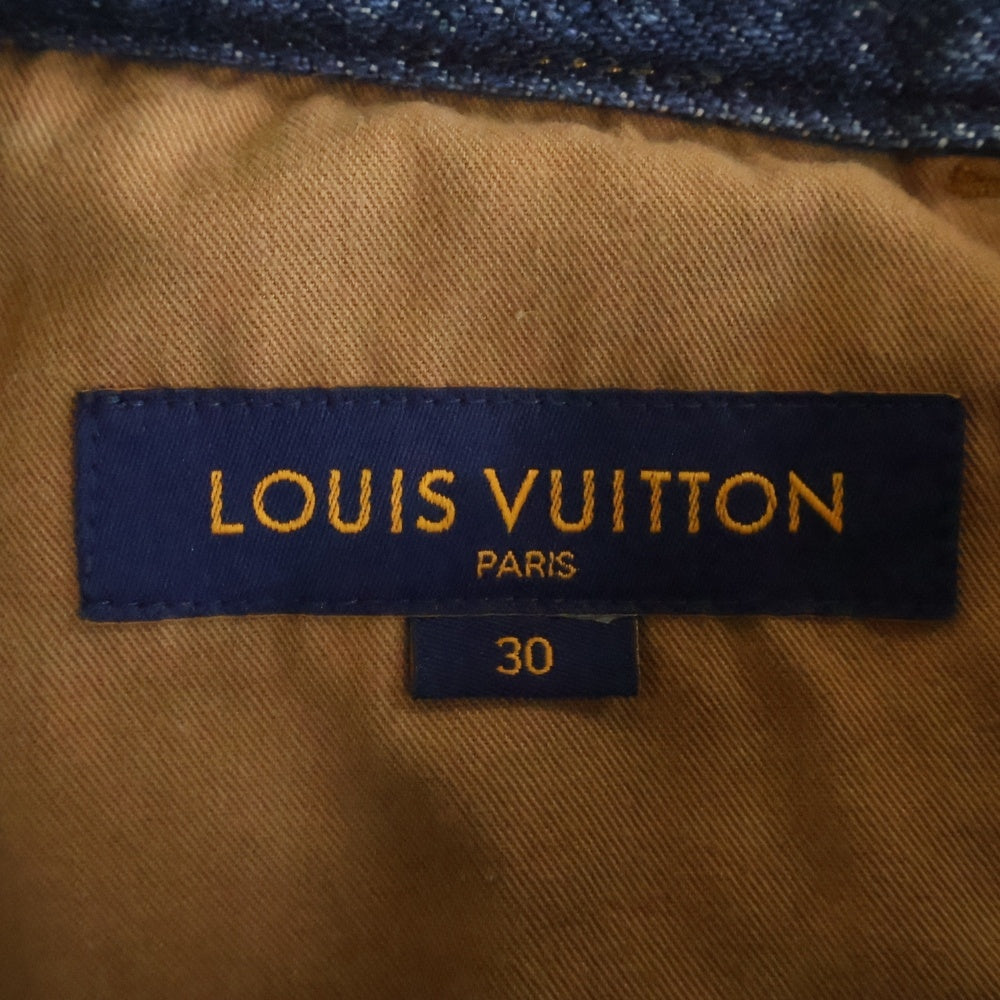 LOUIS VUITTON(ルイヴィトン) 21AW 1タックワイドデニムパンツ インディゴ RM212 G58 HLD70W