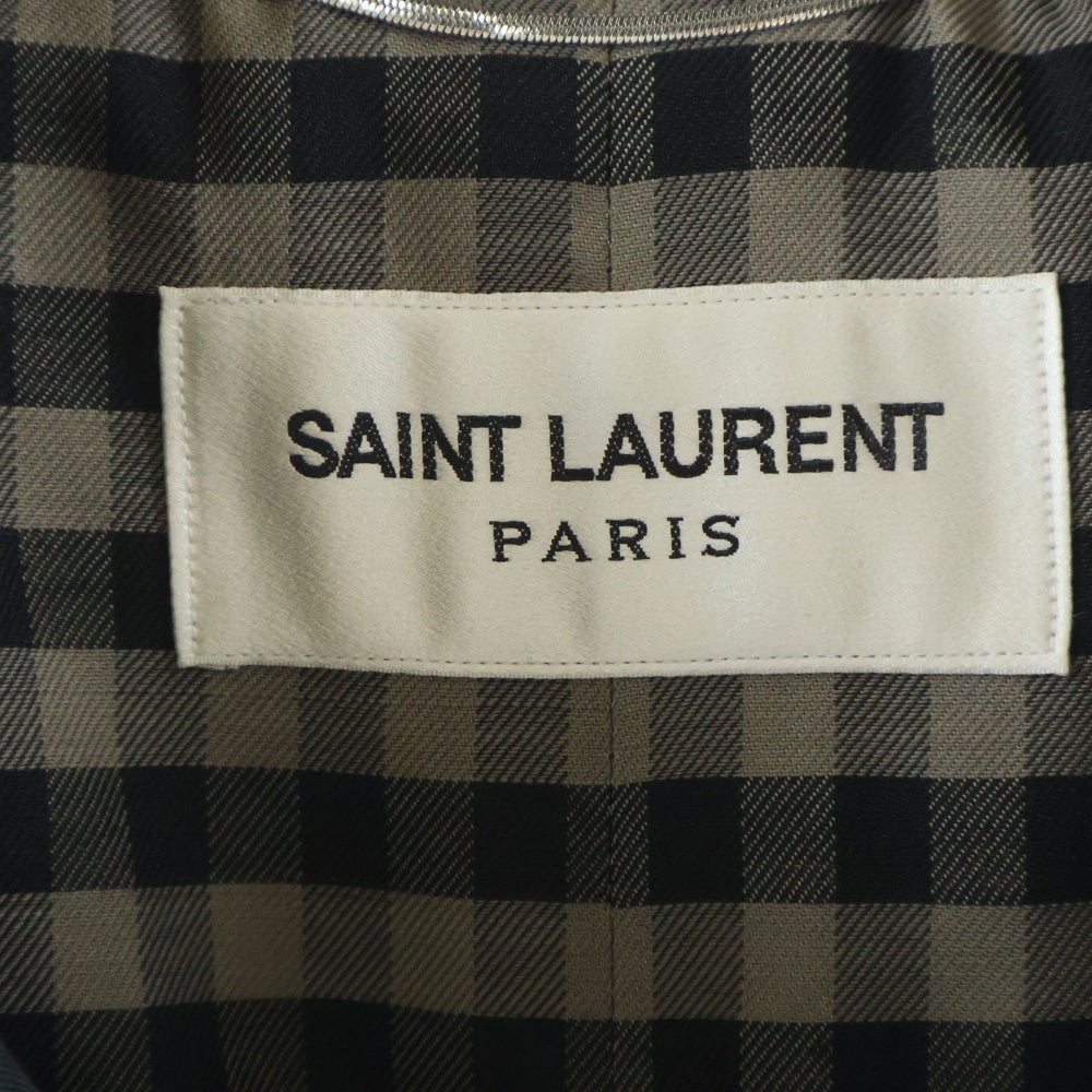 SAINT LAURENT PARIS(サンローランパリ) トレンチコート ブラック 337872 Y039W