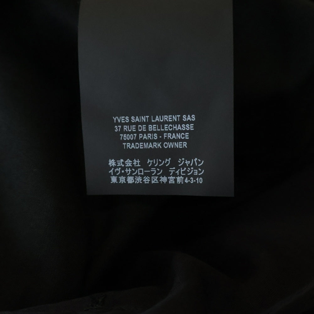 SAINT LAURENT PARIS(サンローランパリ) 20SS コットンチノパンツ ブラック 582300 Y812K
