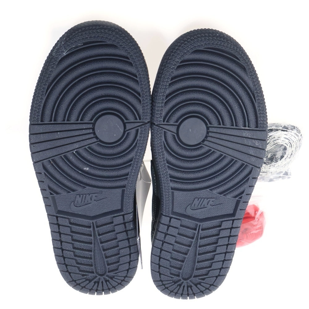 NIKE(ナイキ) ×TRAVIS SCOTT AIR JORDAN 1 LOW OG SP BLACK PHANTOM エアジョーダン1 ブラックファントム ローカットスニーカー ブラック キッズ US13.5C/19.5cm