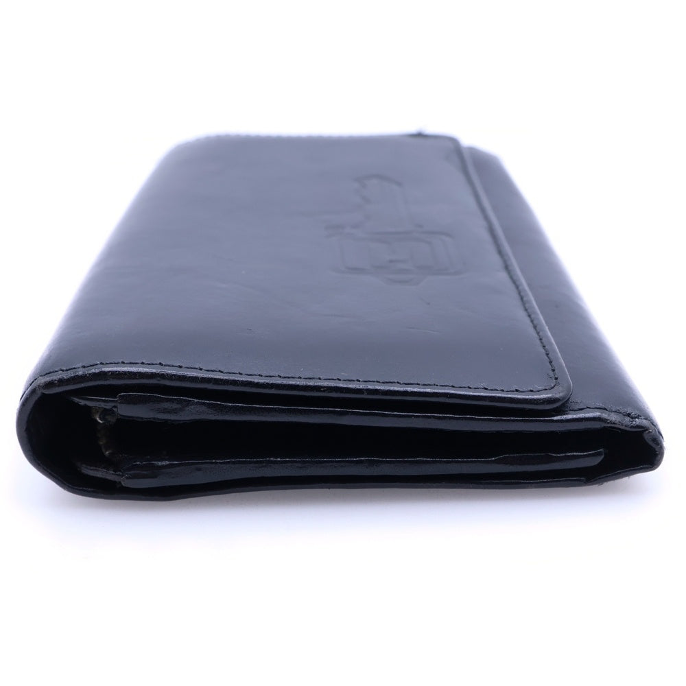 HYSTERIC GLAMOUR(ヒステリックグラマー) ギターガール 型押し レザー二つ折り財布 ブラック レディース