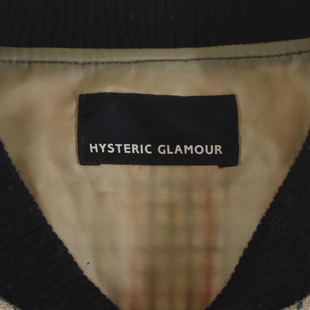 HYSTERIC GLAMOUR(ヒステリックグラマー) 90S チェック柄 ブルゾンジャケット ベージュ 2AB-0615