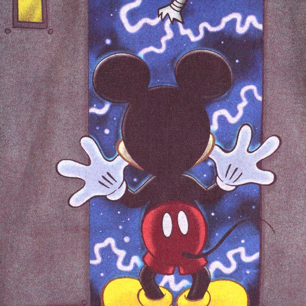VINTAGE(ヴィンテージ) DISNEY THE TWILIGHT ZONE TOWER OF TERROR ディズニー タワーオブテラー 半袖Tシャツカットソー バーガンディ