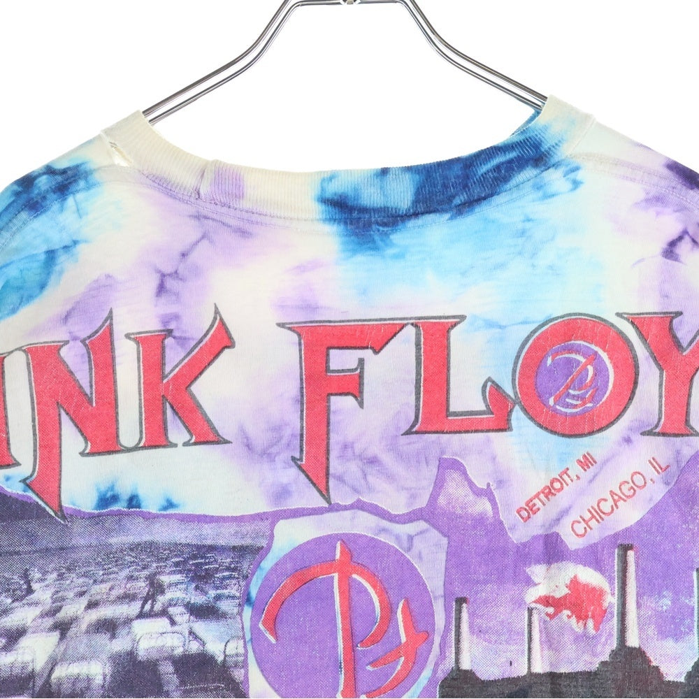 VINTAGE(ヴィンテージ) 90s PINK FLOYD THE DIVISION BELL TOUR 1994 TIE DYE ピンクフロイド タイダイ 半袖Tシャツカットソー マルチカラー