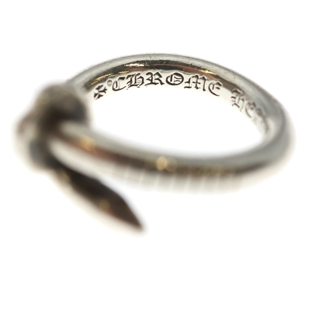 CHROME HEARTS(クロムハーツ) NAIL CRSBALL ネイル クロスボール リング シルバー BCA349