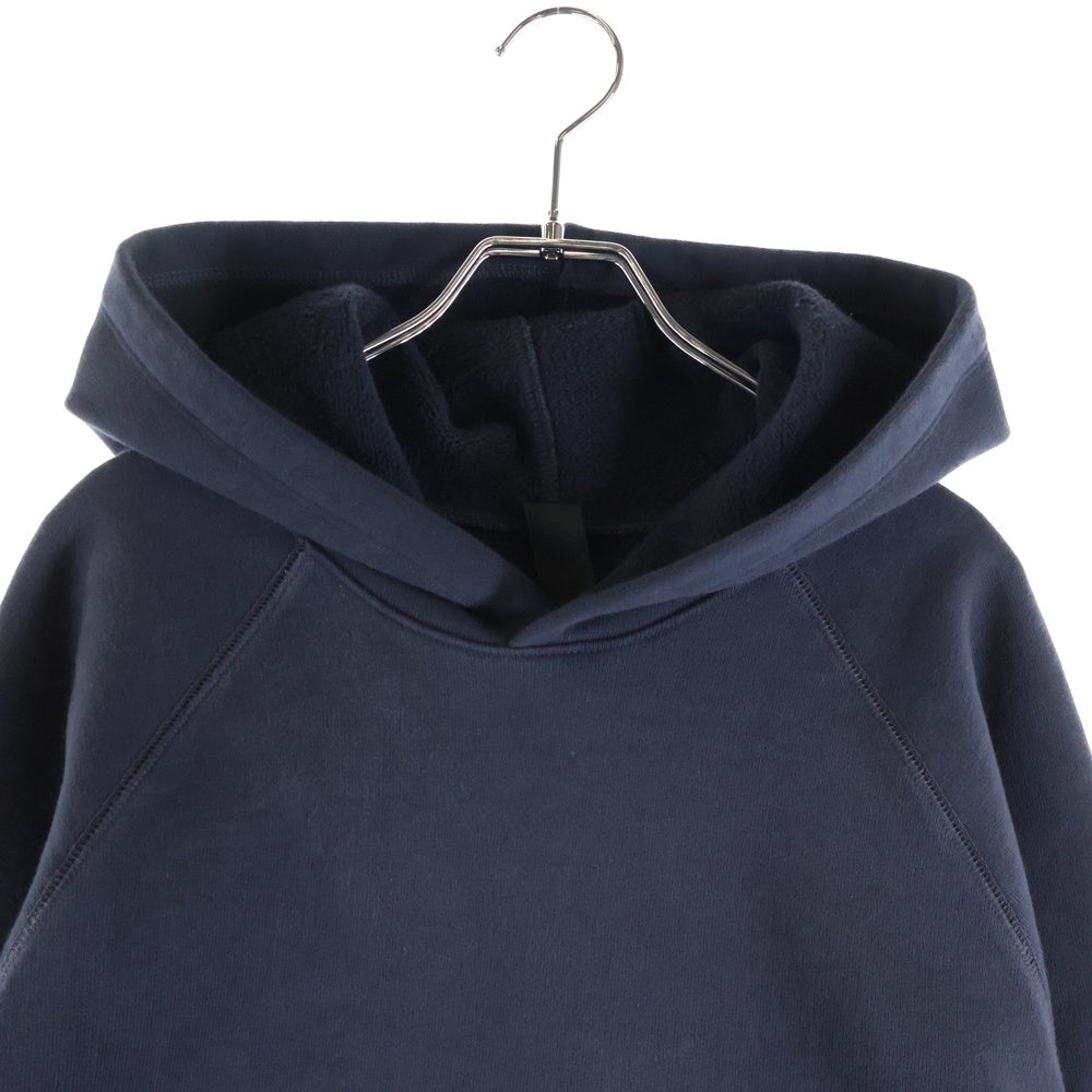 CHROME HEARTS(クロムハーツ) GRP Y NOT Raglan Pullover Hoodie ワイノット クロスパッチ プルオーバーパーカー フーディー ネイビー/レッド