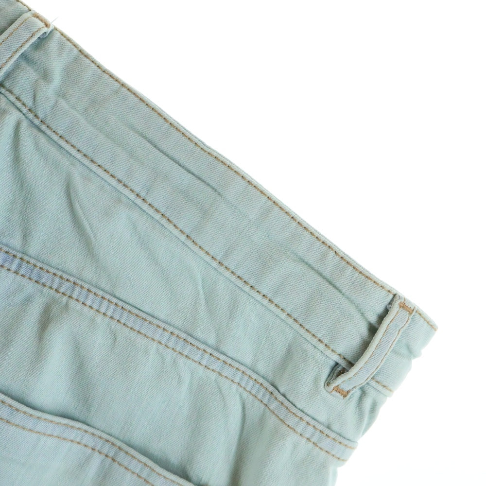 DRKSHDW(ダークシャドウ) Shredded Double Layer Detroit Pants クラッシュ加工 スリムデニムパンツ ライトブルー DU02B4366 SAQLS