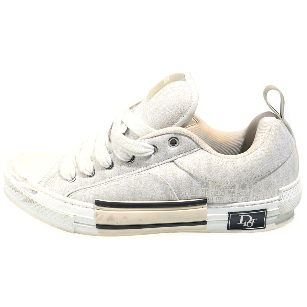 DIOR(ディオール) 23SS B23 SKATER SHOES オブリーク総柄 ローカットスニーカー 3SN292ZUY-H800 グレー