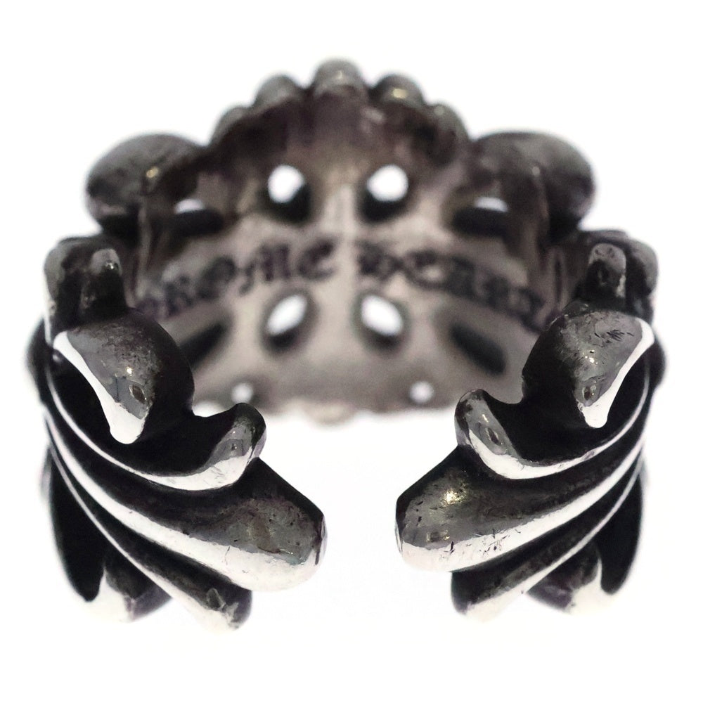 CHROME HEARTS(クロムハーツ) DBL FLRL CRS ダブルフローラルクロス リング シルバー BCA390
