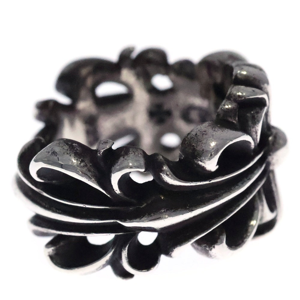 CHROME HEARTS(クロムハーツ) DBL FLRL CRS ダブルフローラルクロス リング シルバー BCA390