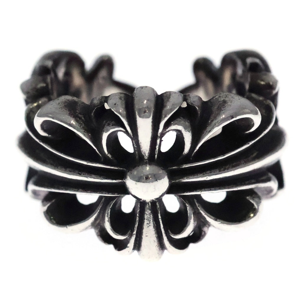 CHROME HEARTS(クロムハーツ) DBL FLRL CRS ダブルフローラルクロス リング シルバー BCA390