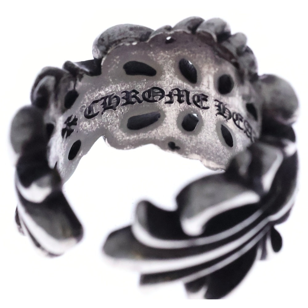 CHROME HEARTS(クロムハーツ) DBL FLRL CRS ダブルフローラルクロス リング シルバー BCA390