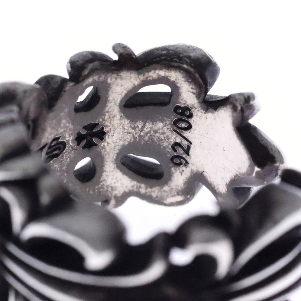 CHROME HEARTS(クロムハーツ) DBL FLRL CRS ダブルフローラルクロス リング シルバー BCA390