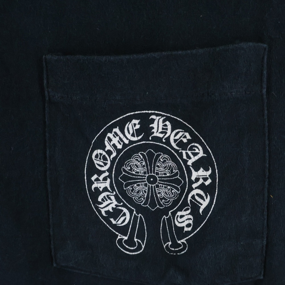 CHROME HEARTS(クロムハーツ) OLD バックセメタリープリント 半袖ポケットTシャツ カットソー ブラック