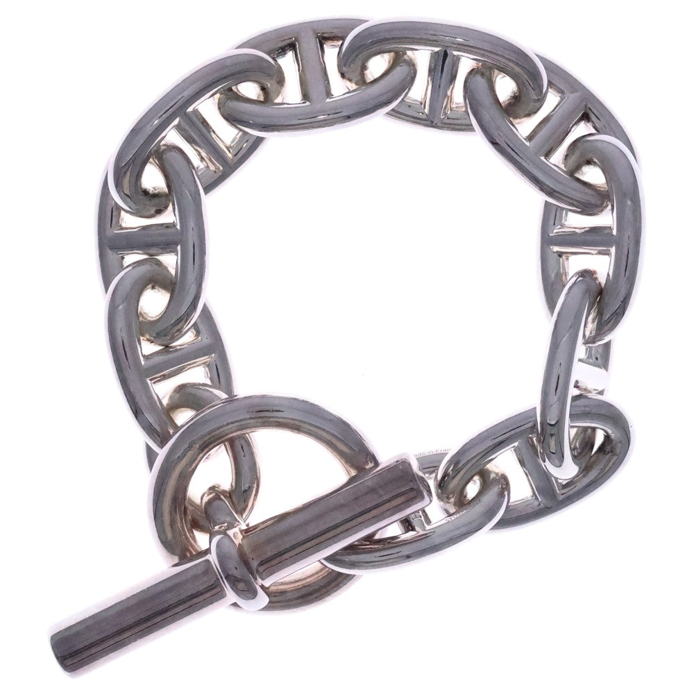 HERMES(エルメス) シェーヌダンクルTGM ブレスレット チェーン シルバー Ag925 11コマ