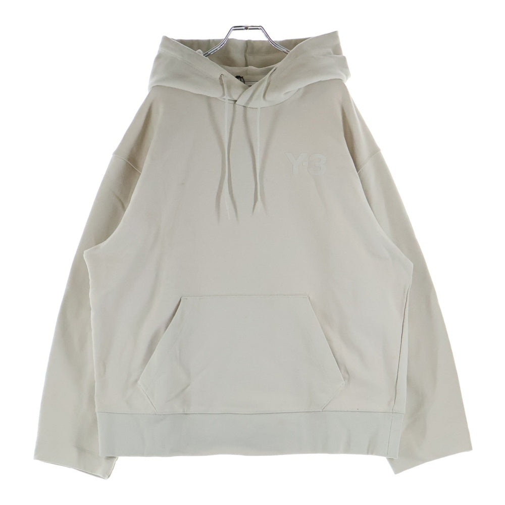 Y-3(ワイスリー) CLASSIC CHEST LOGO HOODIE クラシック ロゴ プルオーバーパーカー ベージュ GK4493